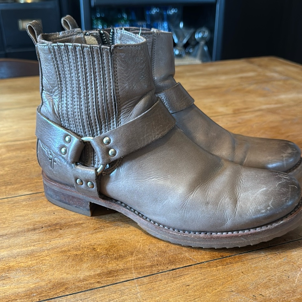 Frye boots.